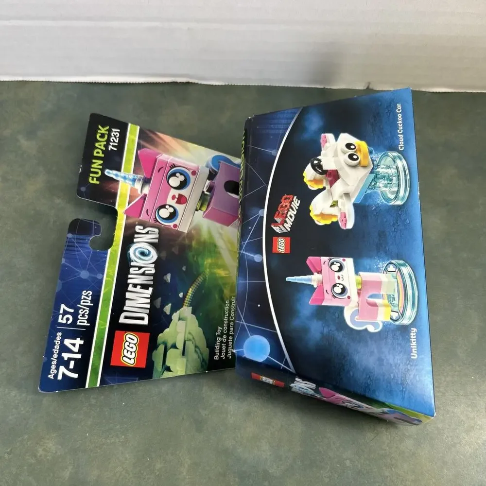 LEGO Dimensions 71231 Unikitty Fun Pack Sealed Cloud Cuckoo Car 57 Pc New In Box